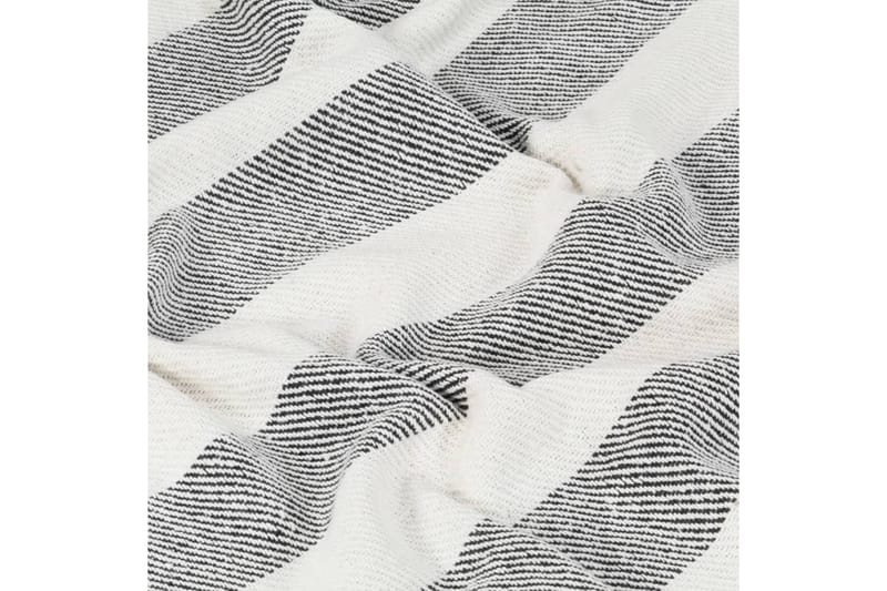 Viltti puuvilla raidoilla 220x250 cm antrasiitti - Harmaa - Kodintekstiilit & matot - Tyyny & torkkupeitto - Torkkupeitto & viltti - Sherpapeitto