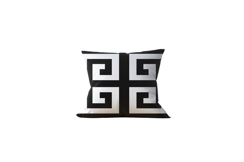 Tyrell Koristetyyny 43x43 cm, Musta/Valkoinen