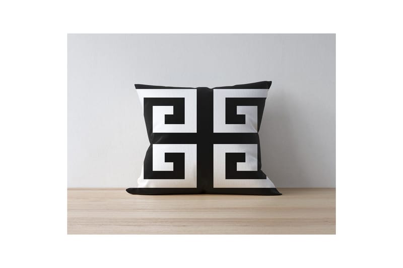 Tyrell Koristetyyny 43x43 cm - Musta/Valkoinen - Kodintekstiilit & matot - Tyyny & torkkupeitto - Koristetyynyt