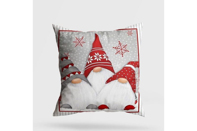 Tyros Sisätyyny 43x43 cm, Punainen/Harmaa