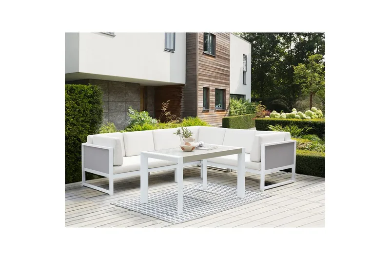 Tyynynpäällinen Castella Valkoinen - Valkoinen - Puutarhakalusteet - Terassiryhmät - Päälliset