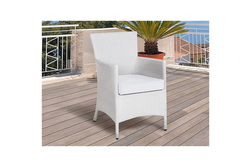 Tyynynpäällinen Italy Valkoinen - Valkoinen - Puutarhakalusteet - Terassiryhmät - Päälliset