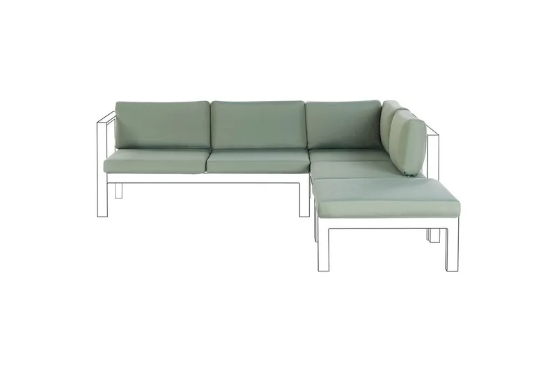 Tyynynpäällinen Messina Vihreä, Vihreä