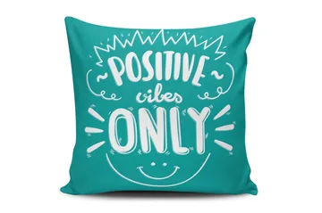 Tyynynpäällinen Cushion Love 45x45 cm - Monivärinen - Kodintekstiilit & matot - Tyyny & torkkupeitto - Tyynynpäälliset