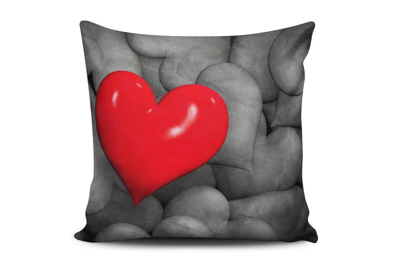 Tyynynpäällinen Cushion Love 45x45 cm - Monivärinen - Kodintekstiilit & matot - Tyyny & torkkupeitto - Tyynynpäälliset