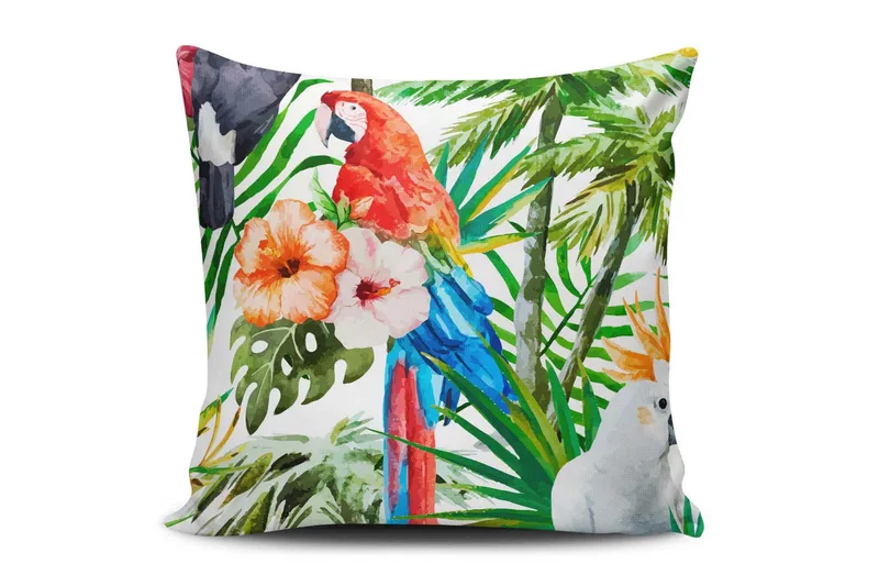 Tyynynpäällinen Cushion Love 45x45 cm - Monivärinen - Kodintekstiilit & matot - Tyyny & torkkupeitto - Tyynynpäälliset