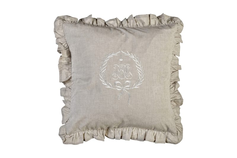 Tyynynpäällinen Emmy 45x45 cm Pellavanvärinen - Fondaco - Kodintekstiilit & matot - Tyyny & torkkupeitto - Tyynynpäälliset