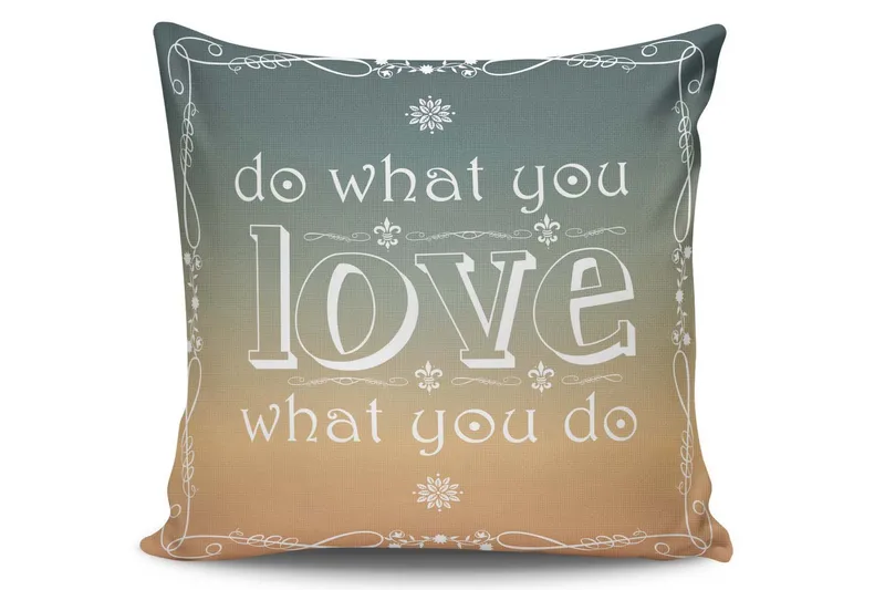 Tyynynpäällinen Kissy 45x45 cm - Monivärinen - Kodintekstiilit & matot - Tyyny & torkkupeitto - Tyynynpäälliset