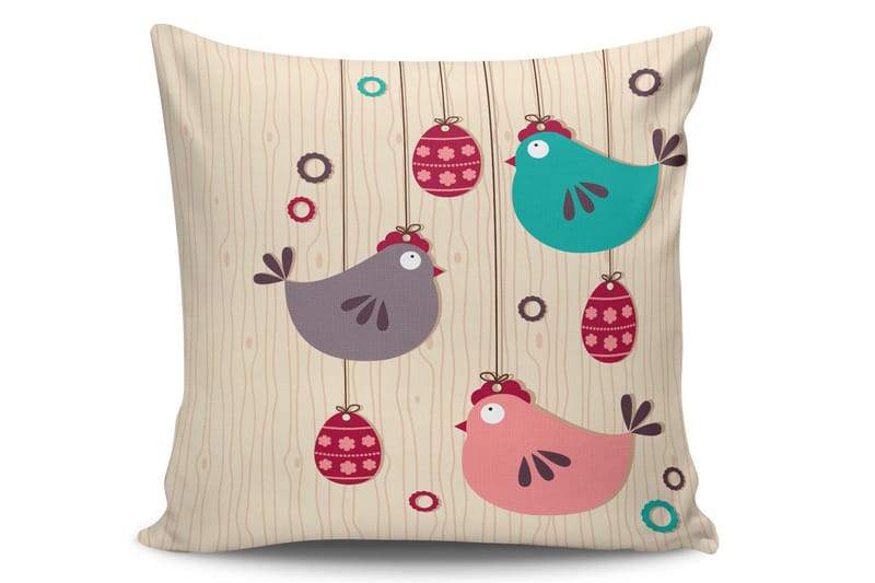 Tyynynpäällinen Kissy 45x45 cm, Monivärinen