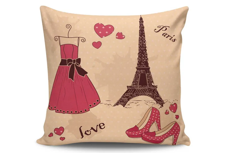 Tyynynpäällinen Kissy 45x45 cm, Monivärinen