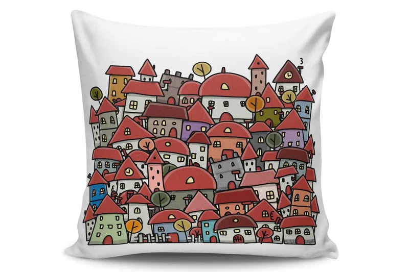 Tyynynpäällinen Kissy 45x45 cm, Monivärinen