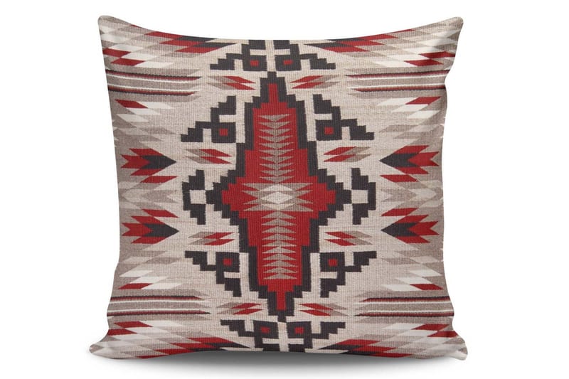 Tyynynpäällinen Kissy 45x45 cm - Monivärinen - Kodintekstiilit & matot - Tyyny & torkkupeitto - Tyynynpäälliset