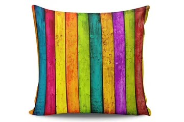 Tyynynpäällinen Kissy 45x45 cm - Monivärinen - Kodintekstiilit & matot - Tyyny & torkkupeitto - Tyynynpäälliset