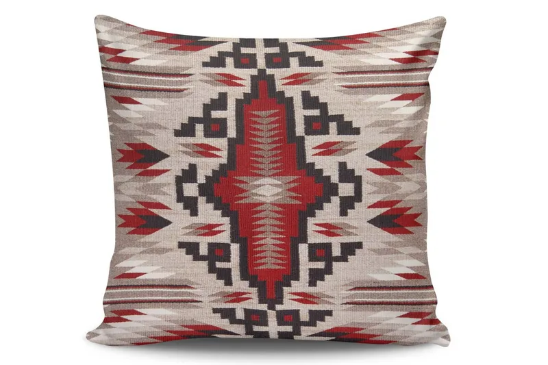 Tyynynpäällinen Kissy 45x45 cm - Monivärinen - Kodintekstiilit & matot - Tyyny & torkkupeitto - Tyynynpäälliset