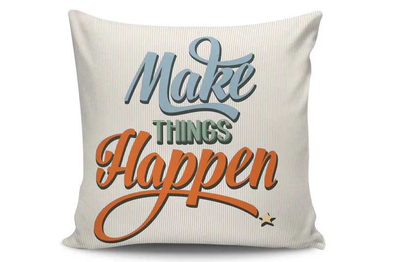 Tyynynpäällinen Kissy 45x45 cm, Monivärinen