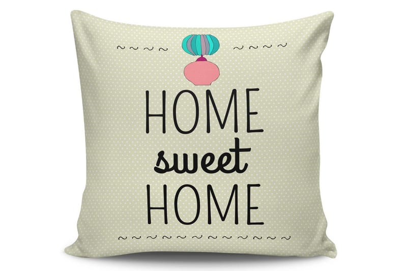 Tyynynpäällinen Kissy 45x45 cm - Monivärinen - Kodintekstiilit & matot - Tyyny & torkkupeitto - Tyynynpäälliset