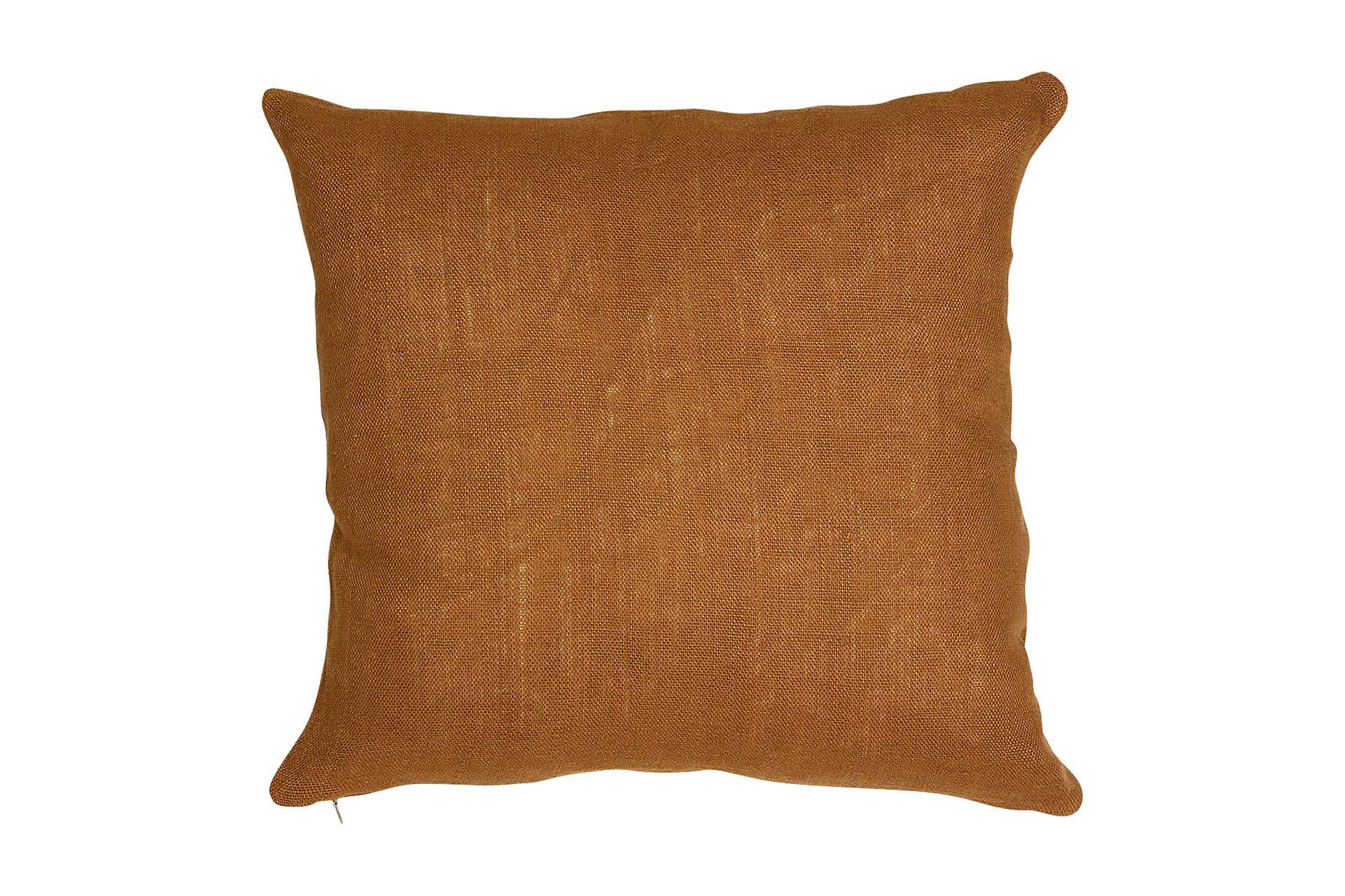 Tyynynpäällinen Linus 45x45 cm Konjakki - Fondaco - Kodintekstiilit & matot - Tyyny & torkkupeitto - Tyynynpäälliset