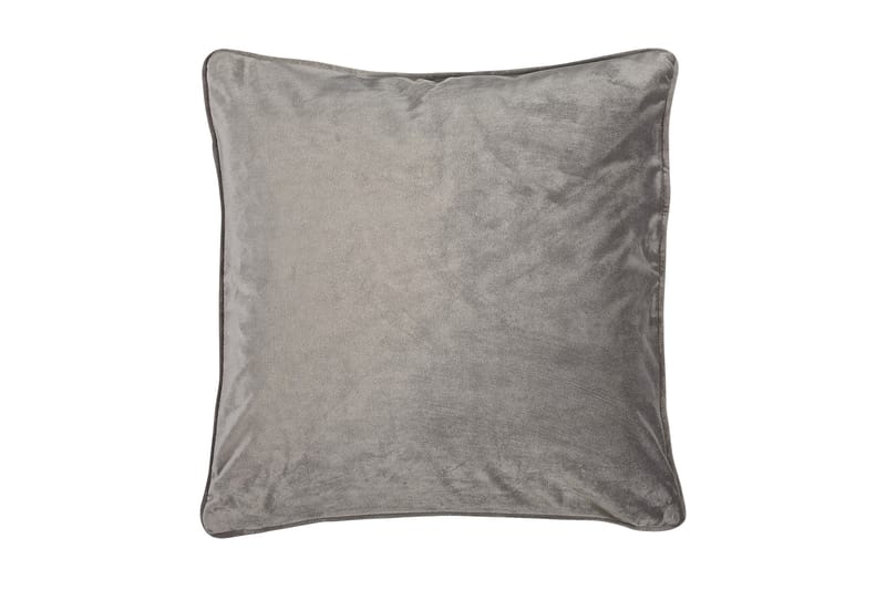 Tyynynpäällinen Velvet 45x45 cm Sametti Harmaa - Fondaco - Kodintekstiilit & matot - Tyyny & torkkupeitto - Tyynynpäälliset