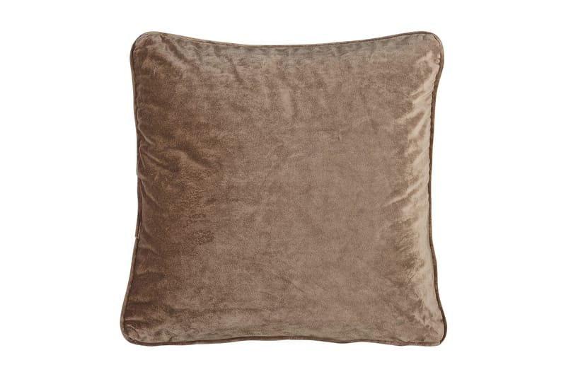 Tyynynpäällinen Velvet 45x45 cm Sametti Ruskea - Fondaco - Kodintekstiilit & matot - Tyyny & torkkupeitto - Tyynynpäälliset