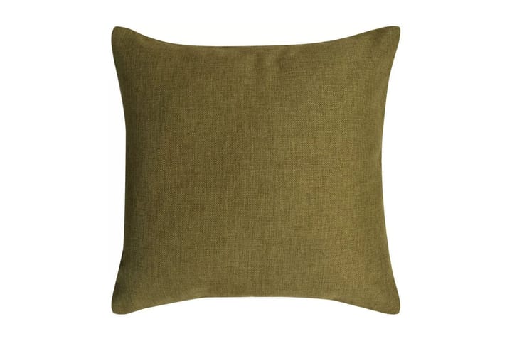 Tyynynpäällinen Pellavatyylinen Vihreä 4kpl 50 x 50 cm - Vihreä - Tyynynpäälliset