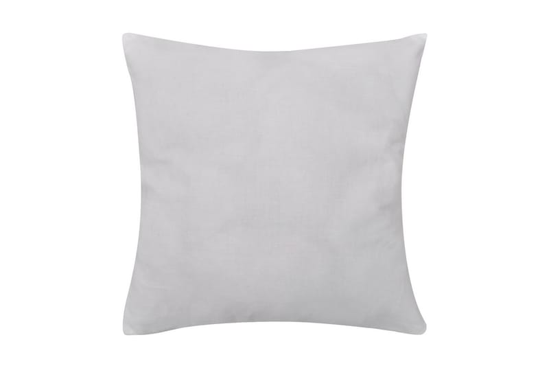 Valkoinen Tyynynpäällinen 4 kpl Puuvilla 50 x 50 cm - Valkoinen - Tyynynpäälliset