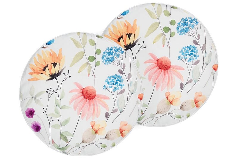 Unity Ulkotyyny 40 cm Pyöreä - Valkoinen - Kodintekstiilit & matot - Tyyny & torkkupeitto - Ulkotyyny