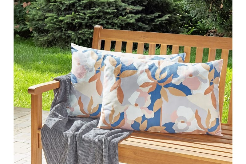 Vernole Ulkotyyny 42x60 cm - Valkoinen/Sininen/Vaaleanpunainen - Kodintekstiilit & matot - Tyyny & torkkupeitto - Ulkotyyny