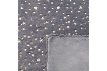 Viltti Alazeya Harmaa/kulta, 130x180 cm - Harmaa/kulta, 130x180 cm - Kodintekstiilit & matot - Tyyny & torkkupeitto - Torkkupeitto & viltti - Sherpapeitto