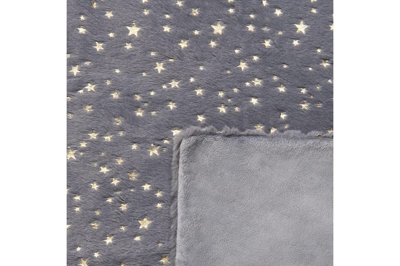 Viltti Alazeya Harmaa/kulta, 130x180 cm - Harmaa/kulta, 130x180 cm - Kodintekstiilit & matot - Tyyny & torkkupeitto - Torkkupeitto & viltti - Sherpapeitto