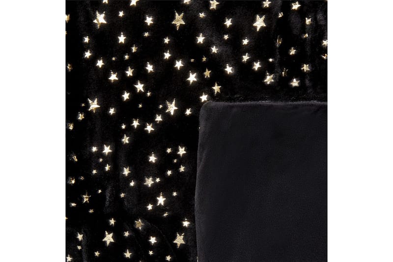 Viltti Alazeya Musta/Kulta, 130x180 cm - Musta/Kulta, 130x180 cm - Kodintekstiilit & matot - Tyyny & torkkupeitto - Torkkupeitto & viltti - Sherpapeitto