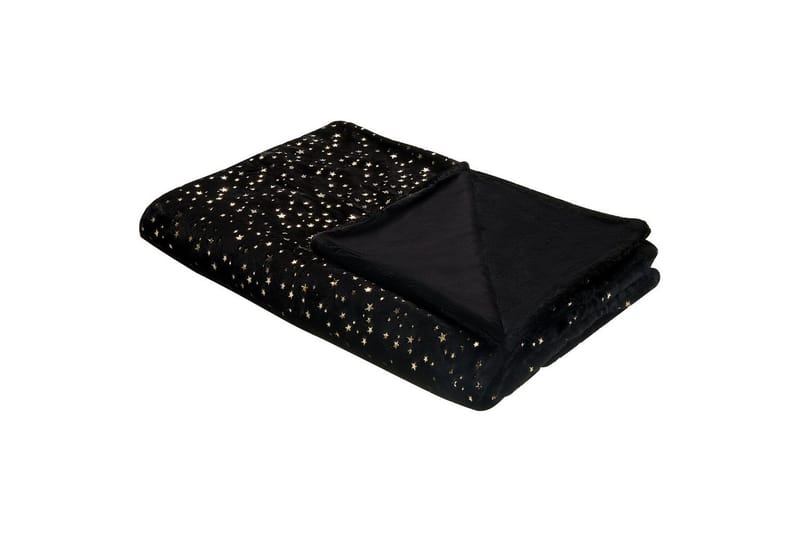 Viltti Alazeya Musta/Kulta, 150x200 cm - Musta/Kulta, 150x200 cm - Kodintekstiilit & matot - Tyyny & torkkupeitto - Torkkupeitto & viltti - Sherpapeitto