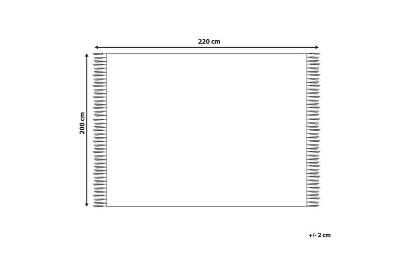 Viltti Chaohani Beige, 200x220 cm - Beige, 200x220 cm - Kodintekstiilit & matot - Tyyny & torkkupeitto - Torkkupeitto & viltti