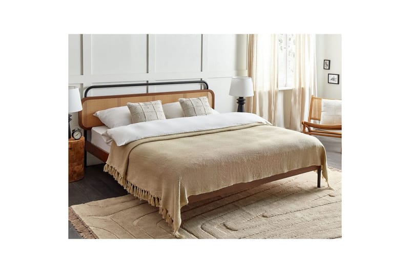 Viltti Chaohani Beige, 220x240 cm - Beige, 220x240 cm - Kodintekstiilit & matot - Tyyny & torkkupeitto - Torkkupeitto & viltti