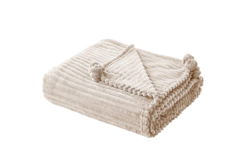 Viltti Kaweri Beige - Beige - Kodintekstiilit & matot - Tyyny & torkkupeitto - Torkkupeitto & viltti