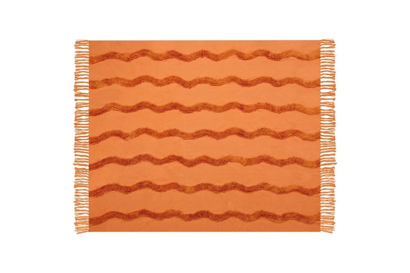 Viltti Khari Oranssi - Oranssi - Kodintekstiilit & matot - Tyyny & torkkupeitto - Torkkupeitto & viltti