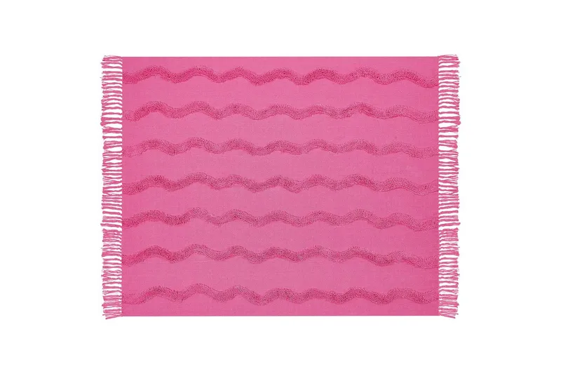 Viltti Khari Vaaleanpunainen - Vaaleanpunainen - Kodintekstiilit & matot - Tyyny & torkkupeitto - Torkkupeitto & viltti