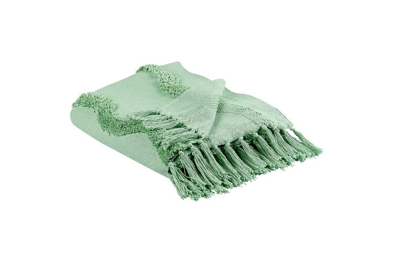 Viltti Khari Vihreä - Vihreä - Kodintekstiilit & matot - Tyyny & torkkupeitto - Torkkupeitto & viltti