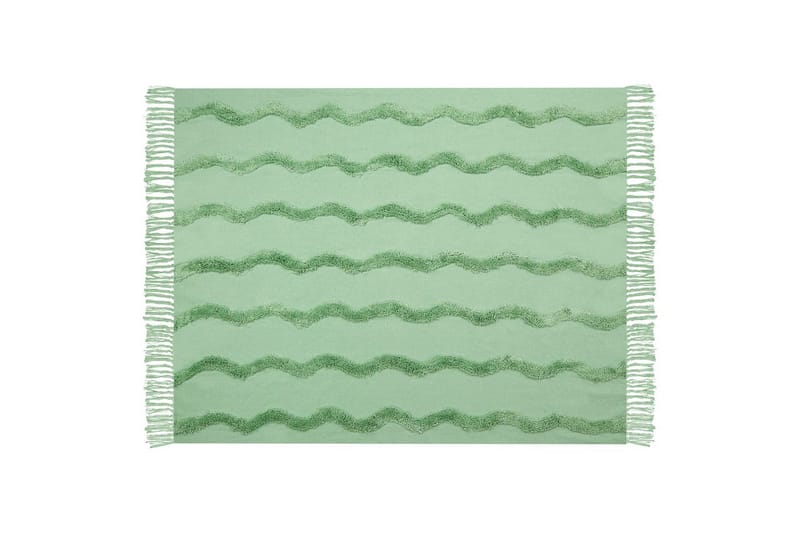 Viltti Khari Vihreä - Vihreä - Kodintekstiilit & matot - Tyyny & torkkupeitto - Torkkupeitto & viltti