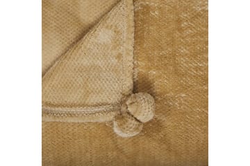 Viltti Saitler Keltainen, 200x220 cm - Keltainen, 200x220 cm - Kodintekstiilit & matot - Tyyny & torkkupeitto - Torkkupeitto & viltti