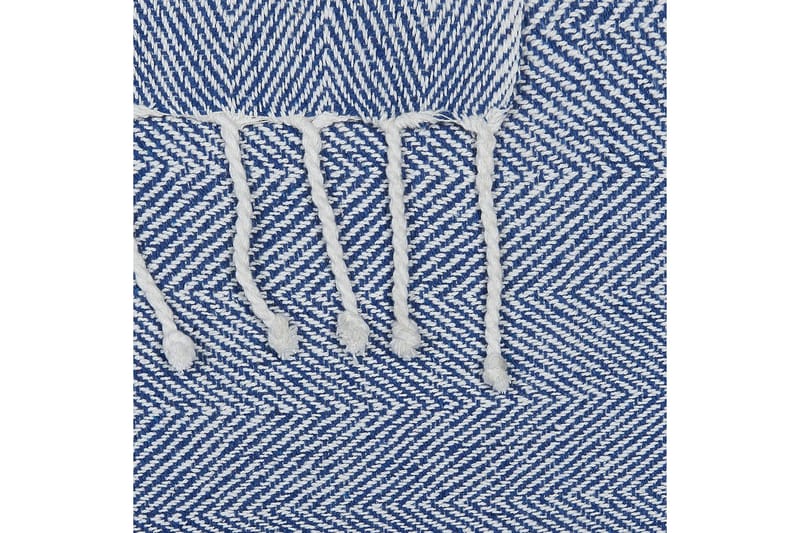 Viltti Tilmi Sininen/Valkoinen - Sininen/Valkoinen - Kodintekstiilit & matot - Tyyny & torkkupeitto - Torkkupeitto & viltti
