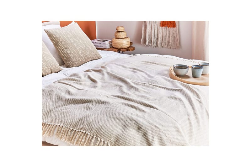 Viltti Yarsa Beige - Beige - Kodintekstiilit & matot - Tyyny & torkkupeitto - Torkkupeitto & viltti