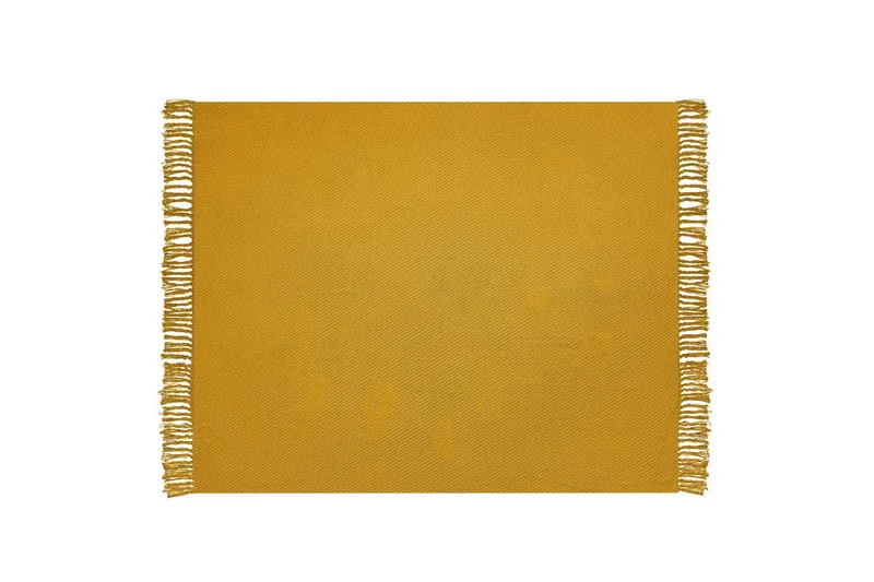 Viltti Yarsa Keltainen - Keltainen - Kodintekstiilit & matot - Tyyny & torkkupeitto - Torkkupeitto & viltti