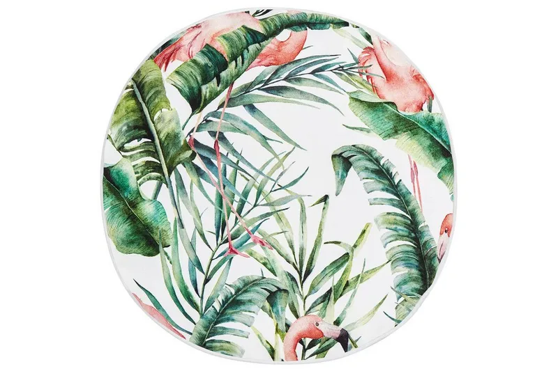 Visper Ulkotyyny 40 cm Pyöreä, Valkoinen/Vihreä/Vaaleanpunainen