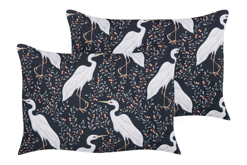 Vulcin Ulkotyyny 42x60 cm - Mustavalkoinen - Kodintekstiilit & matot - Tyyny & torkkupeitto - Ulkotyyny