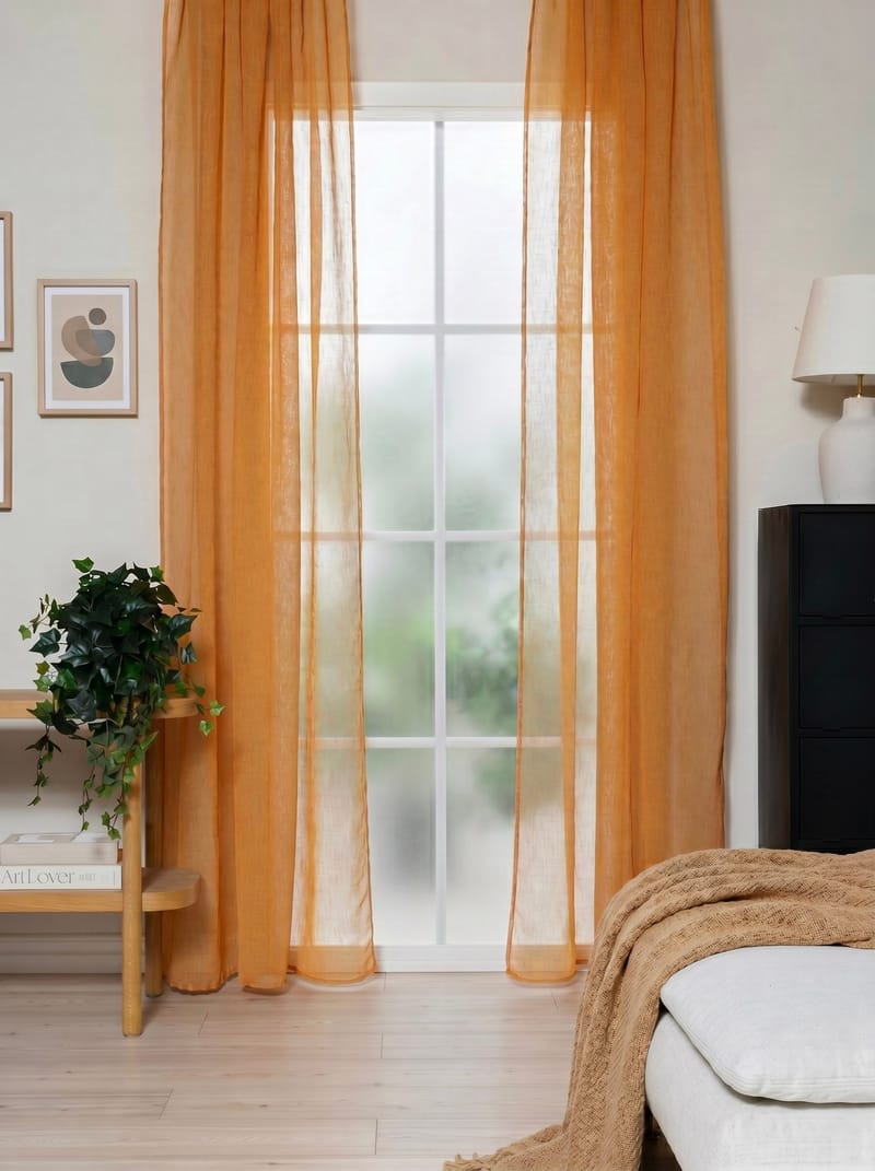 Verho Alice 140x250 cm, Keltainen