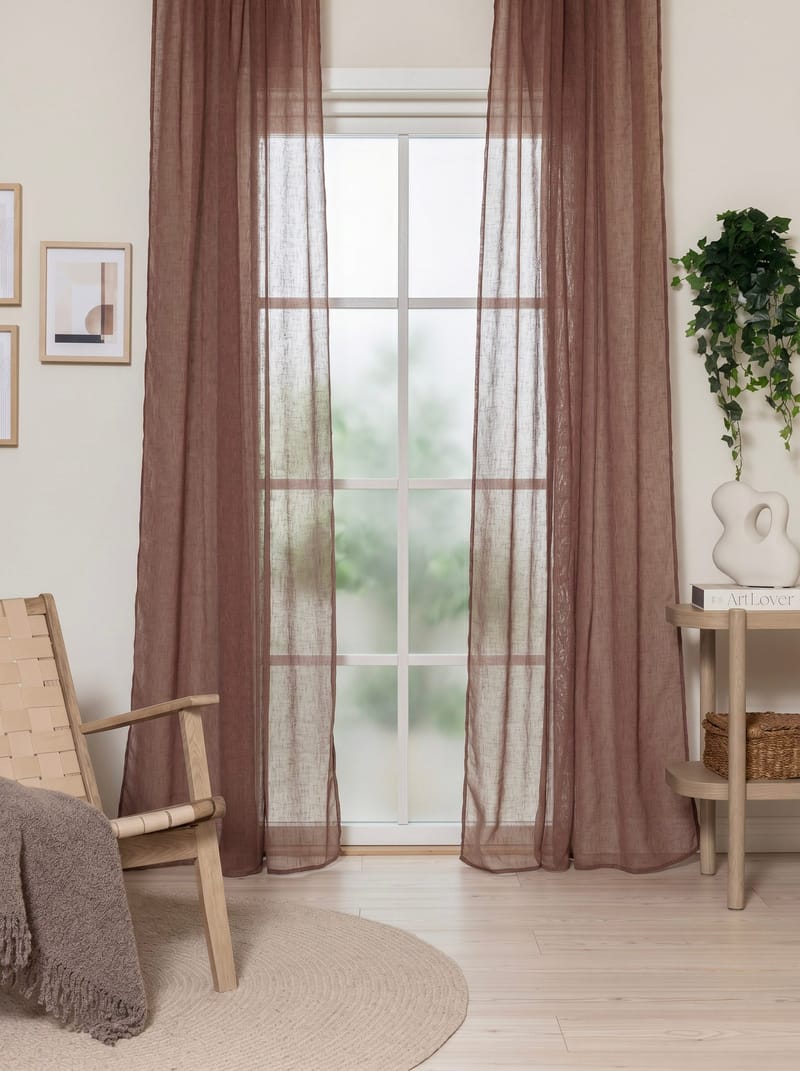 Verho Alice 140x250 cm - Ruoste - Kodintekstiilit & matot - Verhot