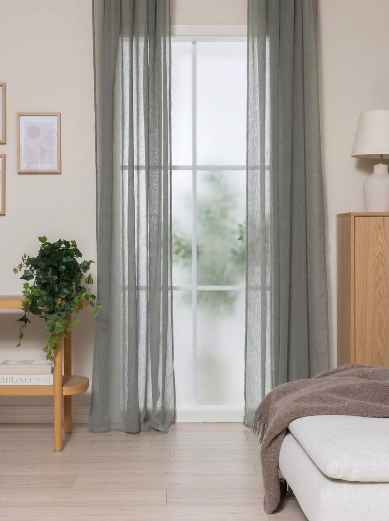 Verho Alice 140x250 cm - Vihreä - Kodintekstiilit & matot - Verhot