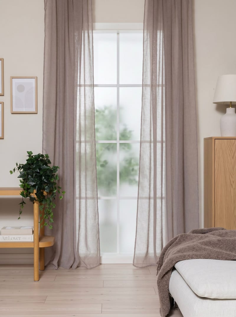 Verho Felicia 140x240 cm - Greige - Kodintekstiilit & matot - Verhot