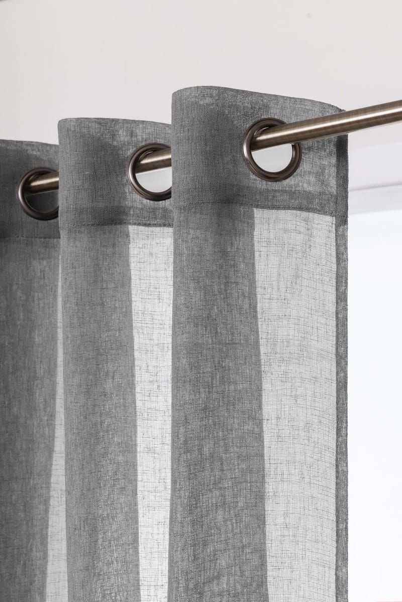 Verho Felicia 140x240 cm - Harmaa - Kodintekstiilit & matot - Verhot
