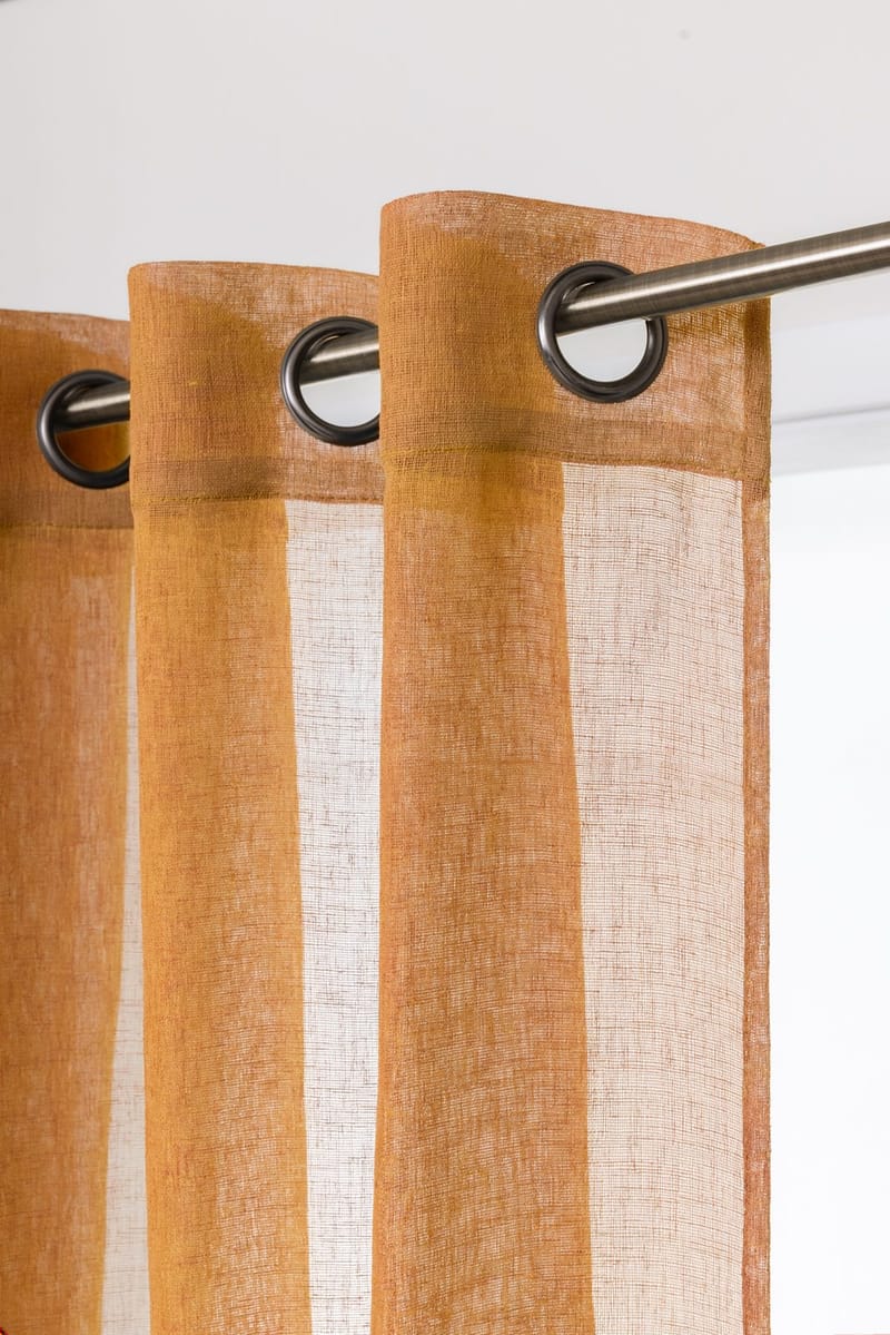 Verho Felicia 140x240 cm - Keltainen - Kodintekstiilit & matot - Verhot